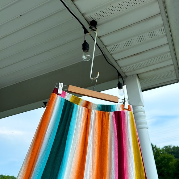 Multicolor Striped Maxi Skirt - Picture 5 of 7